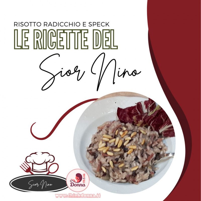 piatto pronto risotto radicchio e speck del sior Nino ricetta facile