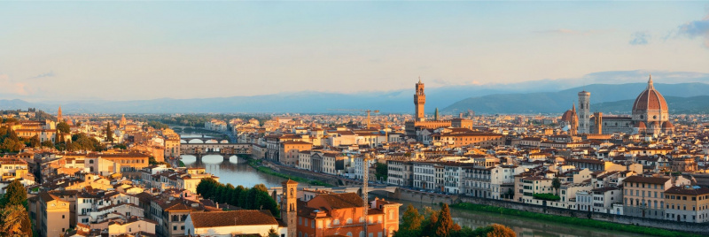 panorama Firenze fiume arno