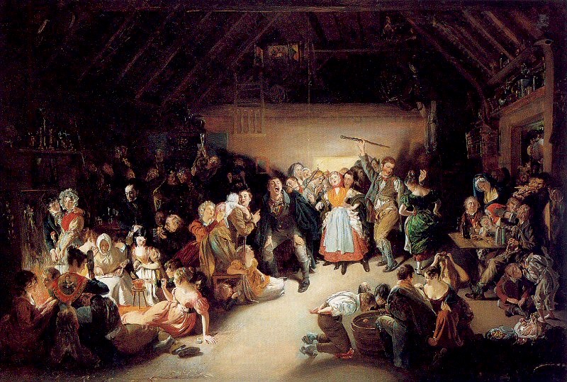 Halloween in Irlanda (Opera di Daniel Maclisse -1832)