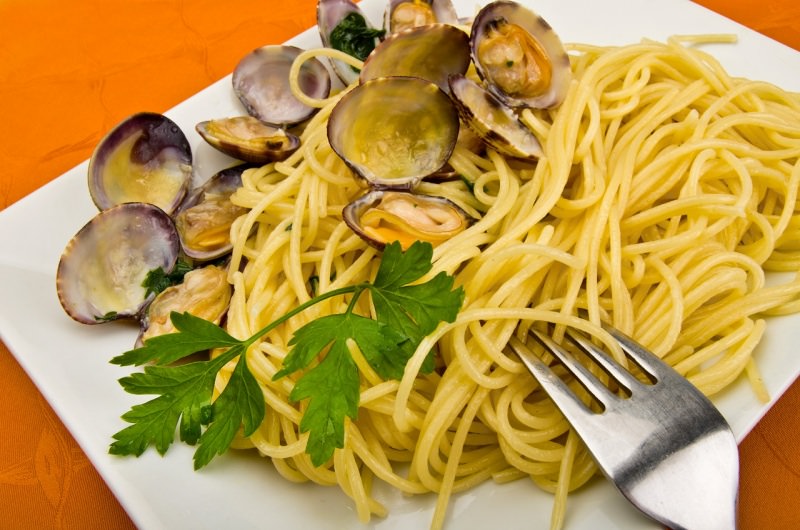 spaghetti alle vongole piatto pronto