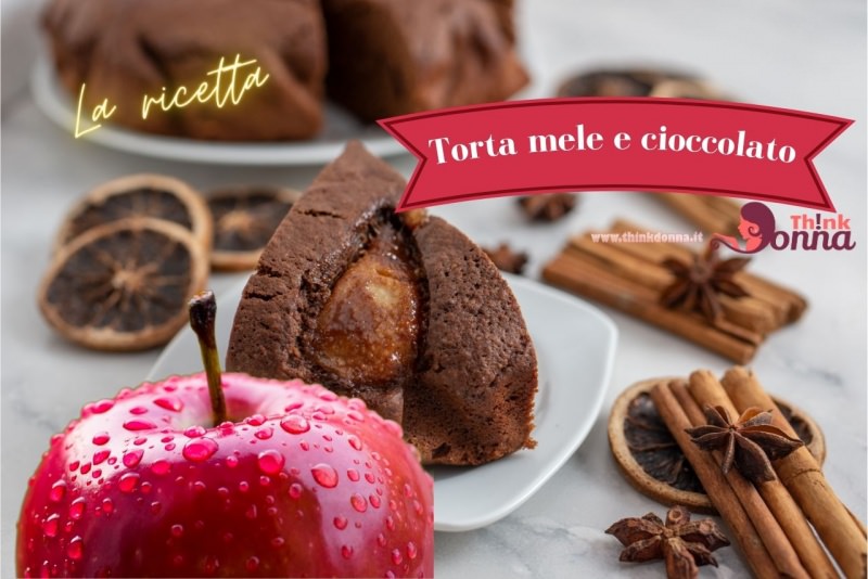 torta di cioccolato e mele ricetta