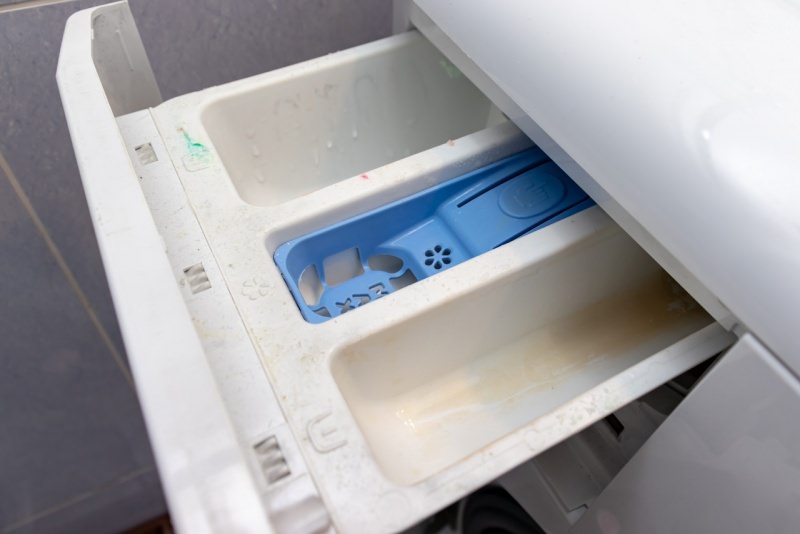 vaschetta detersivo lavatrice sporca