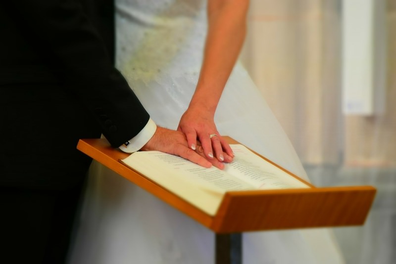 sposi matrimonio nozze libretto messa leggio