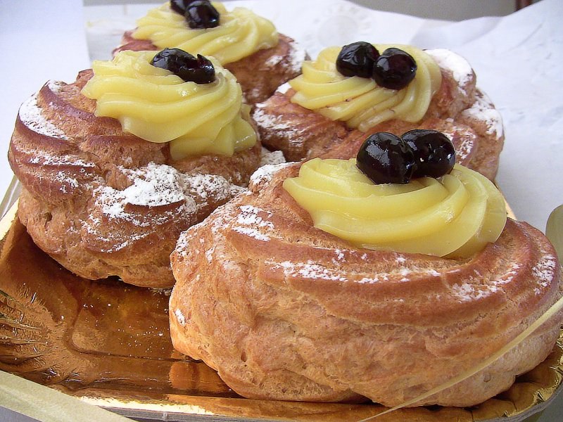 zeppole di san Giuseppe fritte napoletane